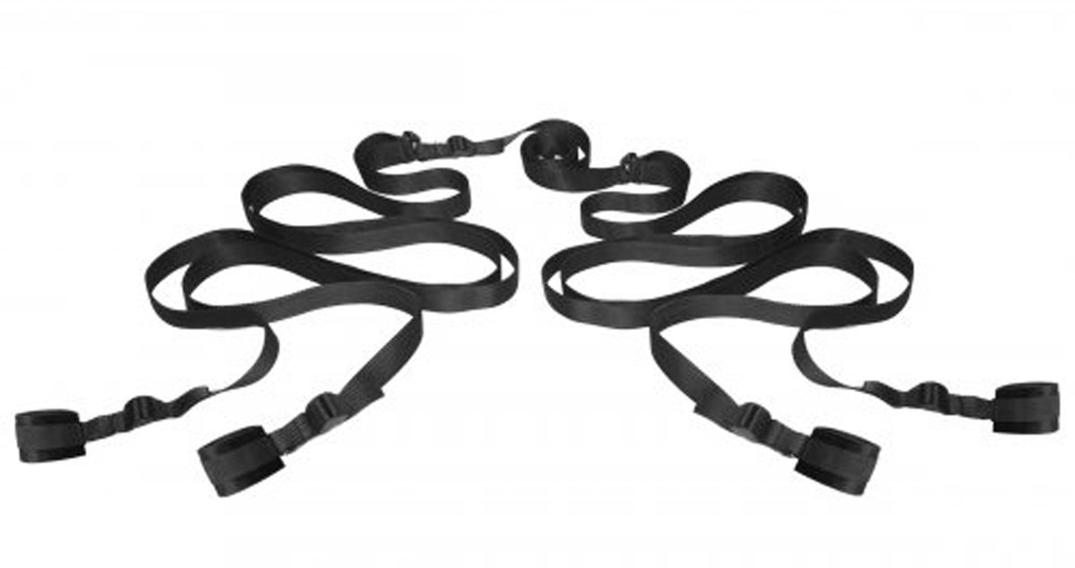 1625141120.ad634 Frisky - Hold Me Bed Bondage Set - Zwart - Afbeelding 1