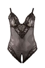 Body Met Open Kruis - Zwart - Afbeelding 3