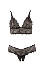 Cottelli Collection - Bra and crotchless G-string - Afbeelding 4
