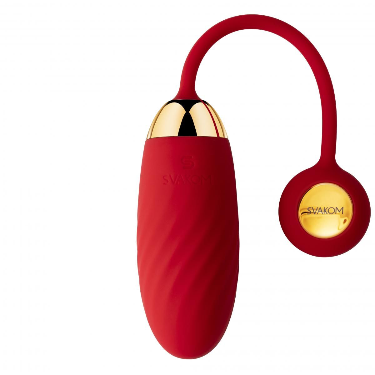 1625156519.E30974 SVAKOM - Ella Neo Vibratie Eitje App Controlled - Red - Afbeelding 1