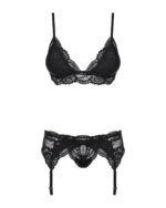 Obsessive - Driedelig Kanten Lingeriesetje - Afbeelding 5