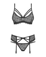 Obsessive - Fabulous Jarretelset - Zwart - Afbeelding 5