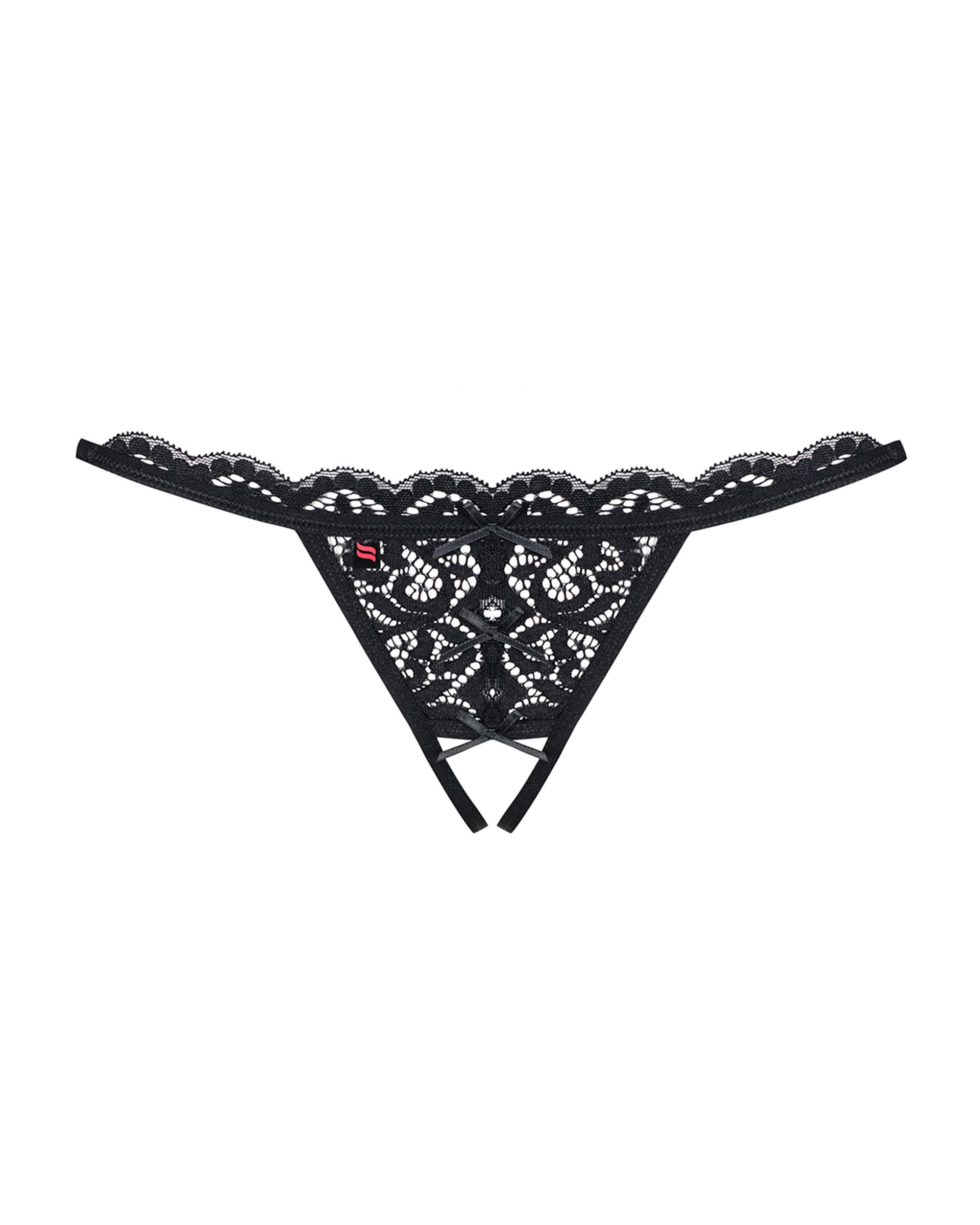 1712658849.831-thc-1-lxl_13 Obsessive - Kanten String met Open Kruisje - Afbeelding 1