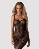 Obsessive - Gebloemde Catsuit Met Open Kruis - Afbeelding 3