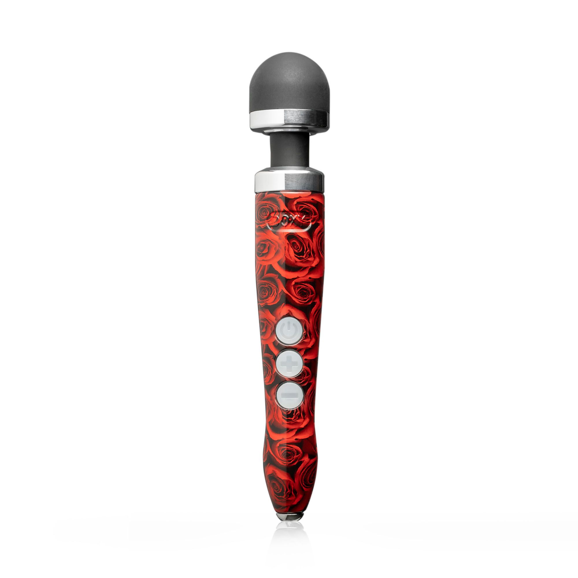 1716913851.E32800 Doxy - Die Cast 3R Oplaadbare Wand Massager Rose Pattern - Afbeelding 1