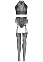 All About You Catsuit w/ Open Kruis - Zwart - Afbeelding 13