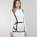 Bijoux Indiscrets - Maze Arrow Dress Harness Zwart - Afbeelding 3