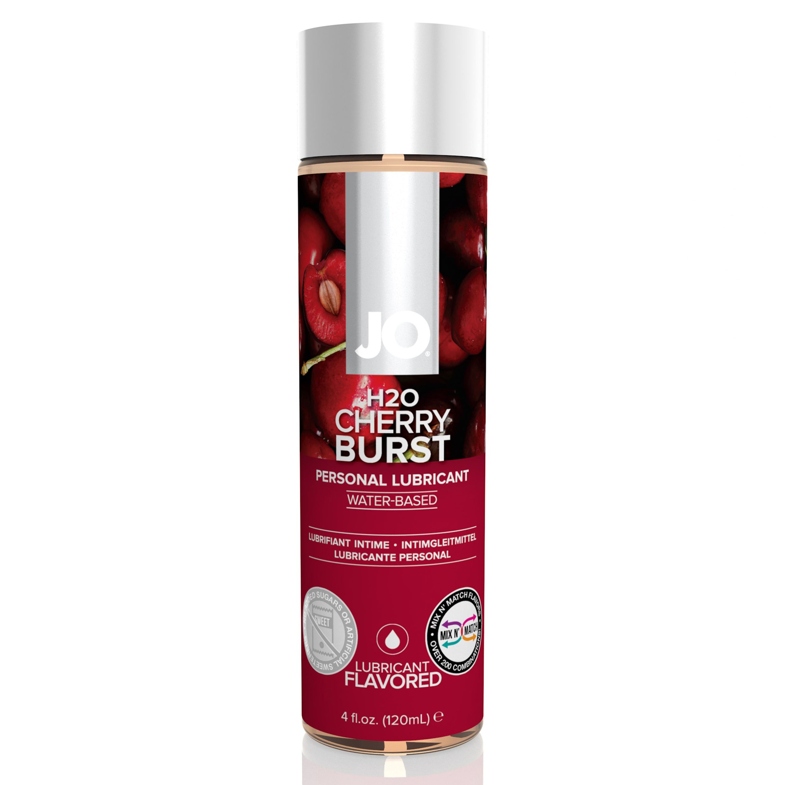 030620266a207c620fcd1.jpeg JO – H2O Glijmiddel – Cherry Burst - 120 ml - Afbeelding 1