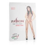 Net bodystocking met grote gaten - Zwart - Afbeelding 2