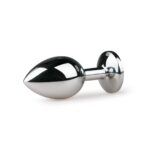 Metalen buttplug Zilver/Roze - M - Afbeelding 3