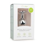 Metalen Buttplug met Zilveren Diamant - M - Afbeelding 2