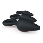 Zwarte buttplugs met trekring - setje - Afbeelding 3