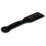 Easytoys Fetish - Zwarte leren paddle - Slut - Afbeelding 3