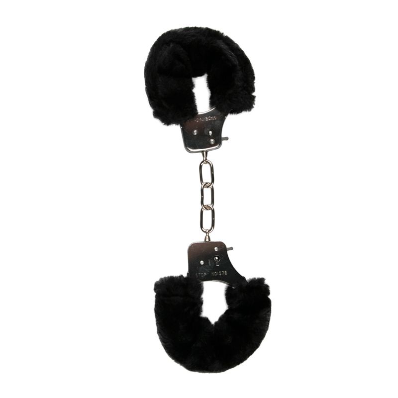 1625142988.ET258BLK Easytoys Fetish - Bonten handboeien - Zwart - Afbeelding 1