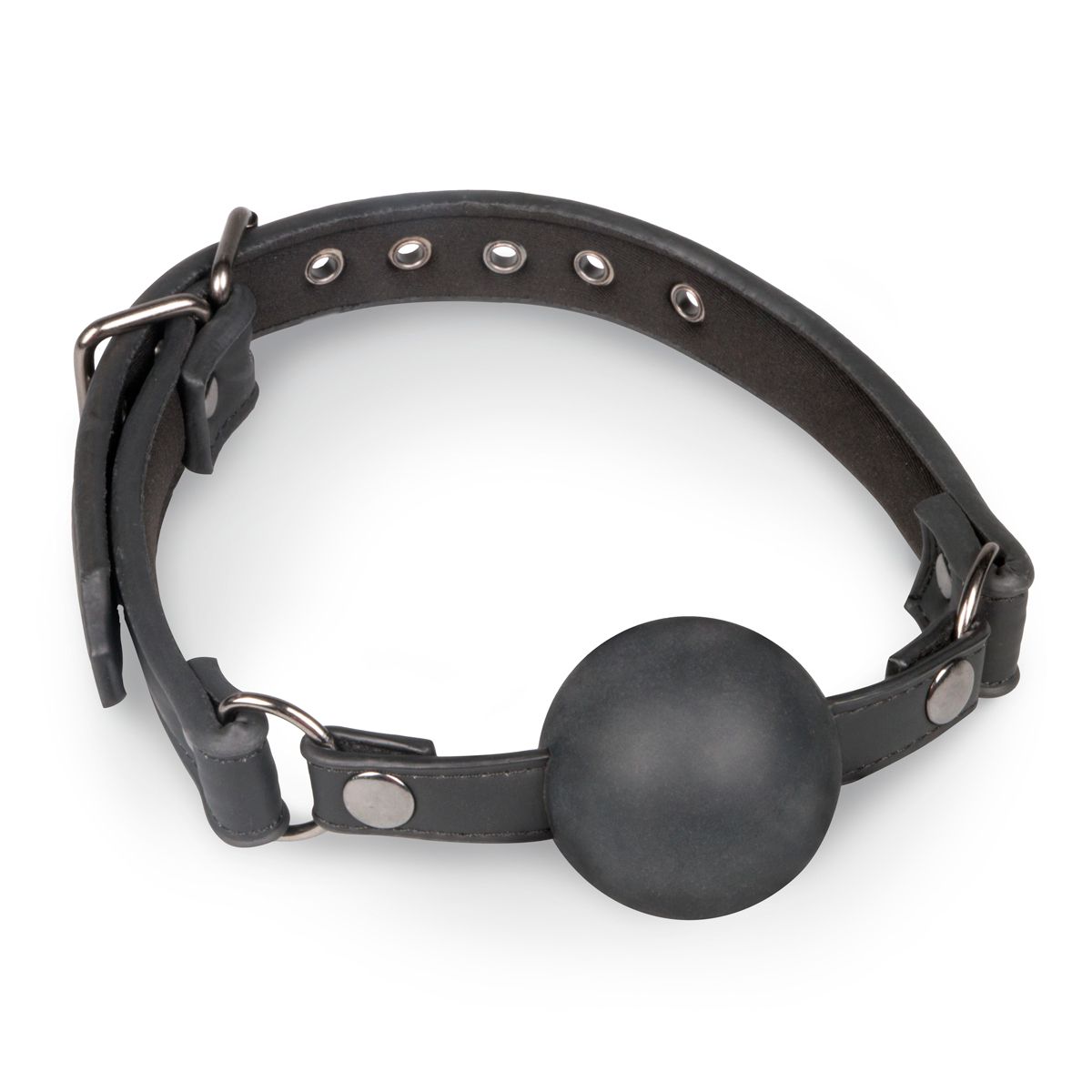1625143003.ET275BLK Easytoys Fetish - Ball Gag Met Grote Siliconen Bal - Afbeelding 1