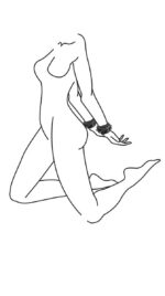 Easytoys Fetish - Kunstlederen Handboeien - Zwart - Afbeelding 5