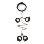 Easytoys Fetish - Bondage Set - Halsband en Hand - en Enkelboeien - Afbeelding 4