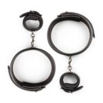 Easytoys Fetish - Thigh & Wrist Cuff Set - Black - Afbeelding 2