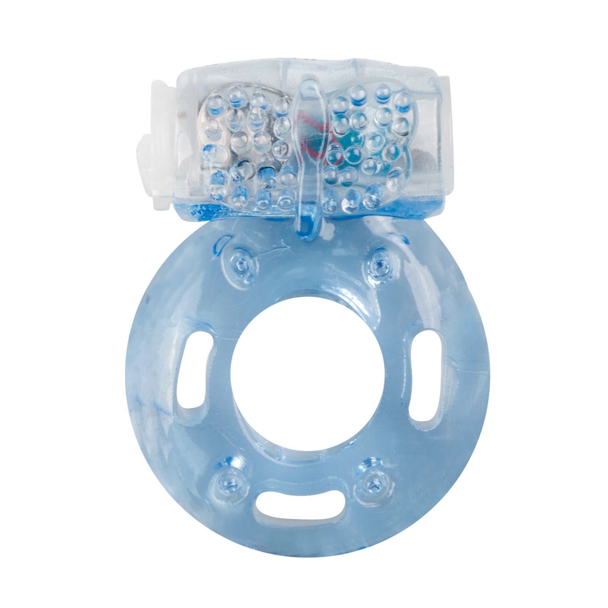 1625144144.ET438BLU Vibrerende Cockring Met Genopte Clitorisstimulator - Afbeelding 1