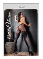 Panty Met Kousen Look - Zwart - Afbeelding 2