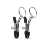 Easytoys Fetish - Metalen Tepelklemmen Met Ring - Afbeelding 3