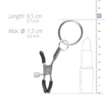 Easytoys Fetish - Metalen Tepelklemmen Met Ring - Afbeelding 4