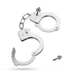 Easytoys Fetish - Metalen Handboeien - Zilver - Afbeelding 2