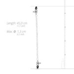 Easytoys Fetish - Grote Tepelklemmen Met Ketting - Afbeelding 5