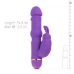 Teazers Siliconen Rabbit Vibrator - Paars - Afbeelding 9