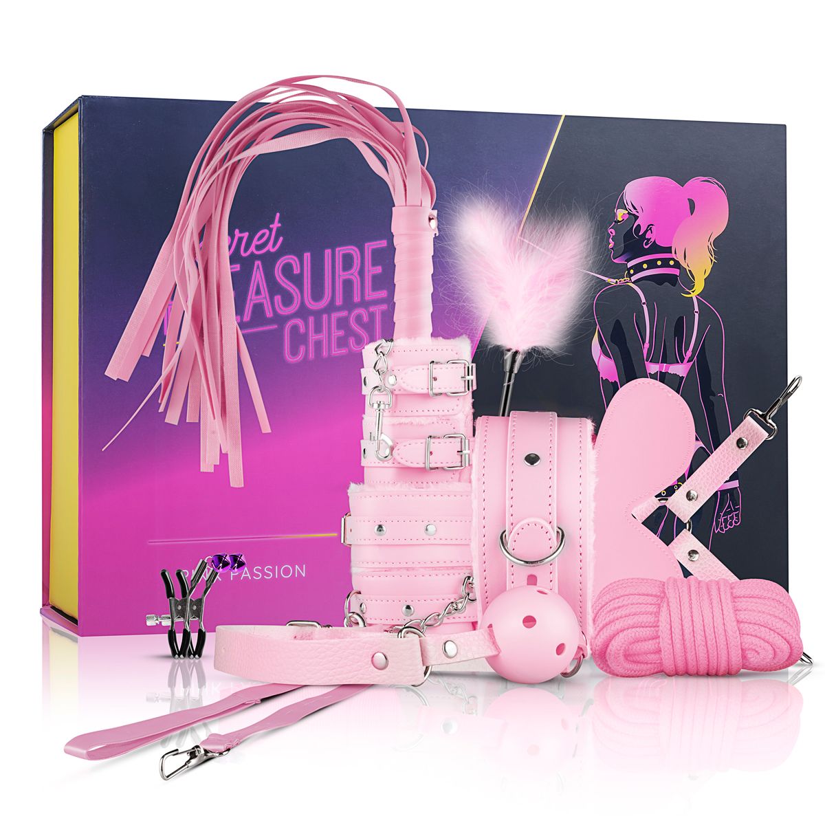 1625147758.LBX404 Secret Pleasure Chest X Bedroom Fantasies - Pink Pleasure - Afbeelding 1