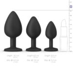 Teazers – Buttplug Set – Zwart - Afbeelding 7