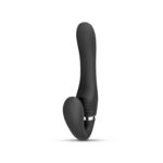 No-Parts - Avery Strapless Strapon Vibrerende Dildo 22 cm - Zwart - Afbeelding 9
