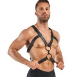 Rocco Bondage Harnas - Zwart - Afbeelding 2