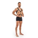 Rocco Bondage Harnas - Zwart - Afbeelding 4