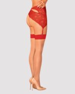 Obsessive - S814 Kousen - Rood - Afbeelding 5