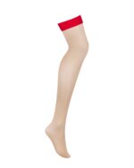 Obsessive - S814 Kousen - Rood - Afbeelding 7