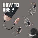 Teazers Geribbeld Vibratie-Eitje Met Afstandsbediening - Afbeelding 4