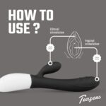 Teazers Tarzan Vibrator - Zwart - Afbeelding 3