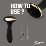 Teazers – Heat Of The Moment Buttplug Vibrator – Zwart - Afbeelding 3