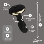 Teazers – Heat Of The Moment Buttplug Vibrator – Zwart - Afbeelding 13