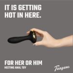 Teazers – Heat Of The Moment Buttplug Vibrator – Zwart - Afbeelding 15