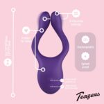 Teazers – Partner Multifun Koppelvibrator – Paars - Afbeelding 13