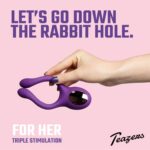 Teazers – Partner Multifun Koppelvibrator – Paars - Afbeelding 14