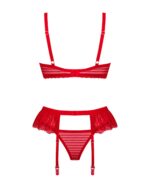Obsessive - Chilisa Driedelige Set - Rood - Afbeelding 3