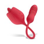 Teazers – Roos Stotende Dildo Vibrator – Rood - Afbeelding 10
