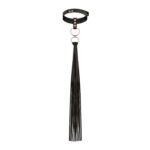 Rosy Gold - Halsband met Flogger - Zwart - Afbeelding 2