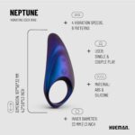 Hueman - Neptune Vibrerende Cockring + Afstandsbediening - Afbeelding 6