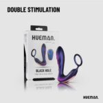 Hueman - Black Hole Anaal Vibrator Met Cockring - Afbeelding 5