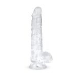 Jelly Dildo met Ballen - 13,5 cm - Afbeelding 3
