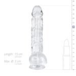 Jelly Dildo met Ballen - 13,5 cm - Afbeelding 8